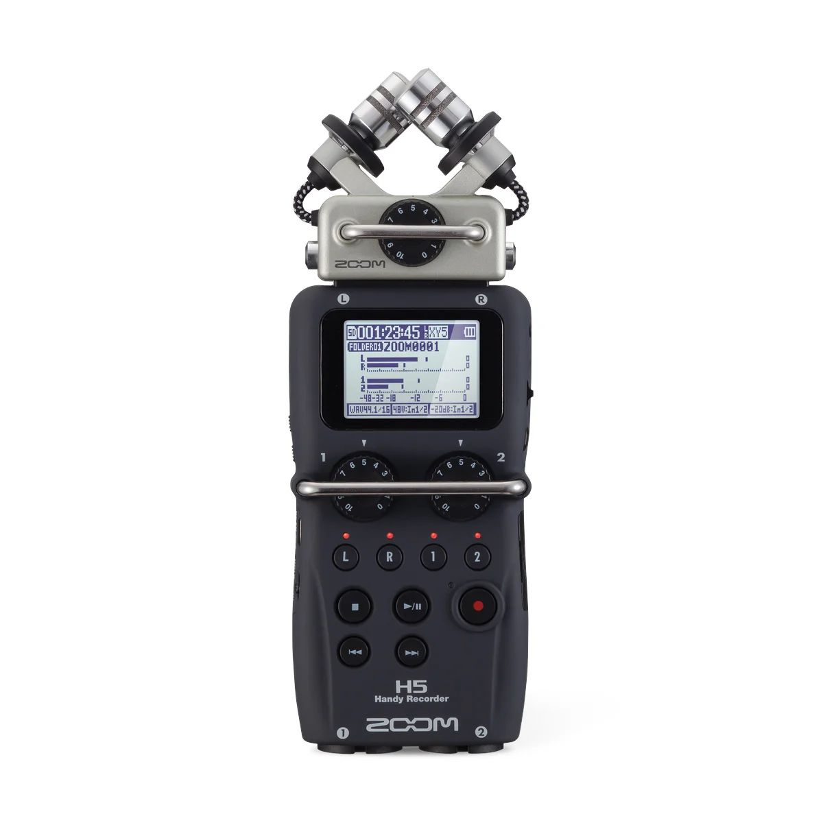 ZOOM ZH5 Grabadora portatil de mano con capsula de micrófono X/Y intercambiable